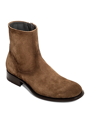To Boot New York Men's Rondo Side Zip Pull On Boots In Taupe