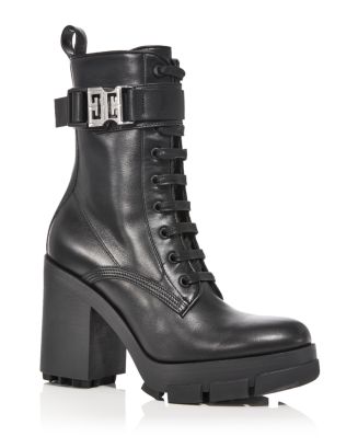 靴 SS2015 GIVENCHY Commando Boots Givenchy SS15 Contrast Lace Commando Boots - Ākaibu Store