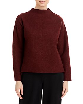 Eileen Fisher - Wool Funnel Neck Boxy Sweater