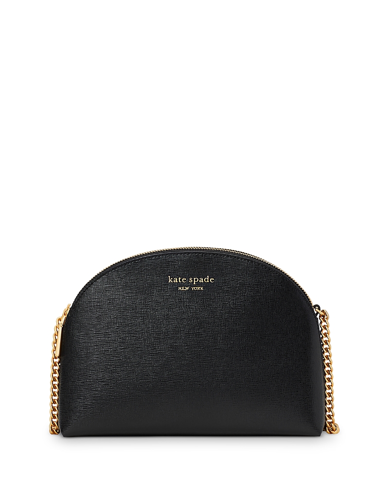 kate spade new york Morgan Saffiano Leather Double Zip Dome Crossbody