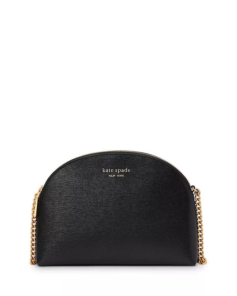 kate spade new york Morgan Saffiano Leather Double Zip Dome Crossbody