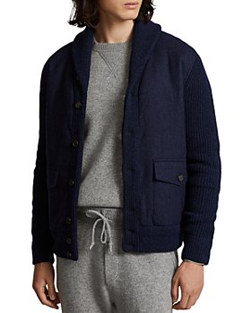 Polo Ralph Lauren - Wool & Cashmere Regular Fit Shawl Collar Hybrid Cardigan