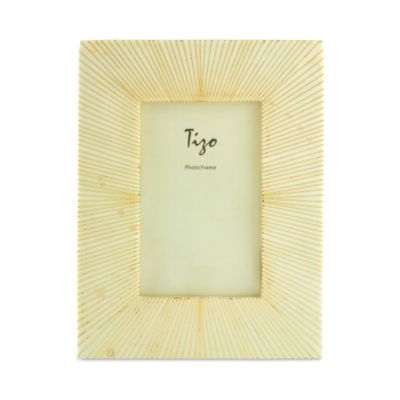 Natural White Gold Ray Design Frame, 4" x 6"