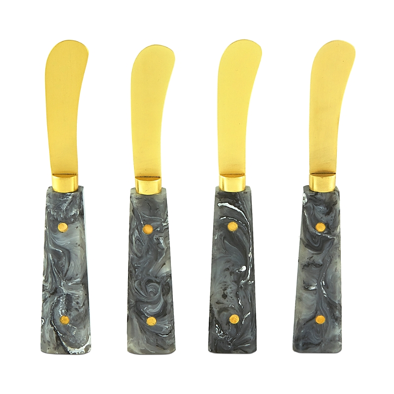 Tizo Spreader, Set Of 4 In Gold/gray