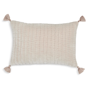 John Robshaw Velvet Sand Kidney Pillow In Sand