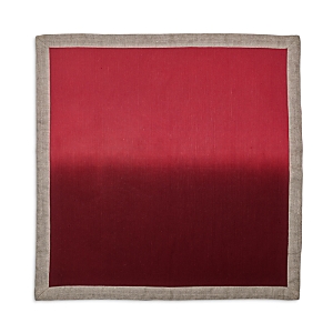 Kim Seybert Dip Dye Napkin In Red