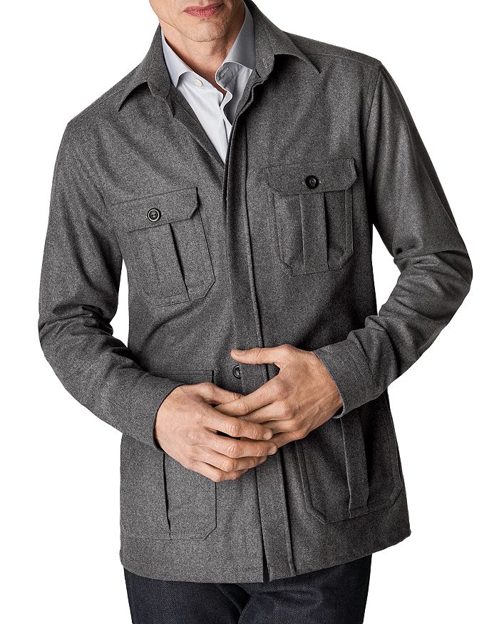 Eton - Wool Cashmere Overshirt