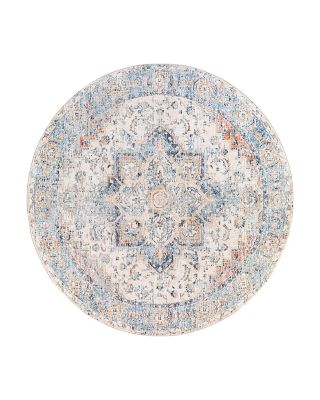 Surya Amore Amo-2301 Round Area Rug, 7'10 x 7'10