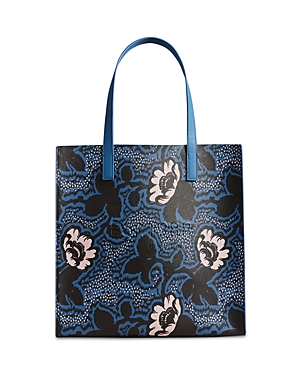 Ted Baker Flacon Floral Mini Tote Bag, Dark Blue, Compare