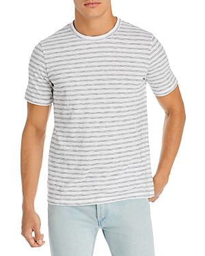 Theory Essential Cotton Textured Stripe Tee