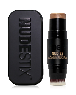 Nudestix Nudies Glow All Over Face Color In Bubbly Bebe - Neutral Champagne Gold