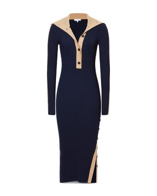 REISS Nikola Contrast Trim Bodycon Dress | Bloomingdale's Women