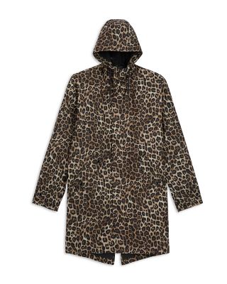 The Kooples Leopard Print Waterproof Jacket | Bloomingdale's