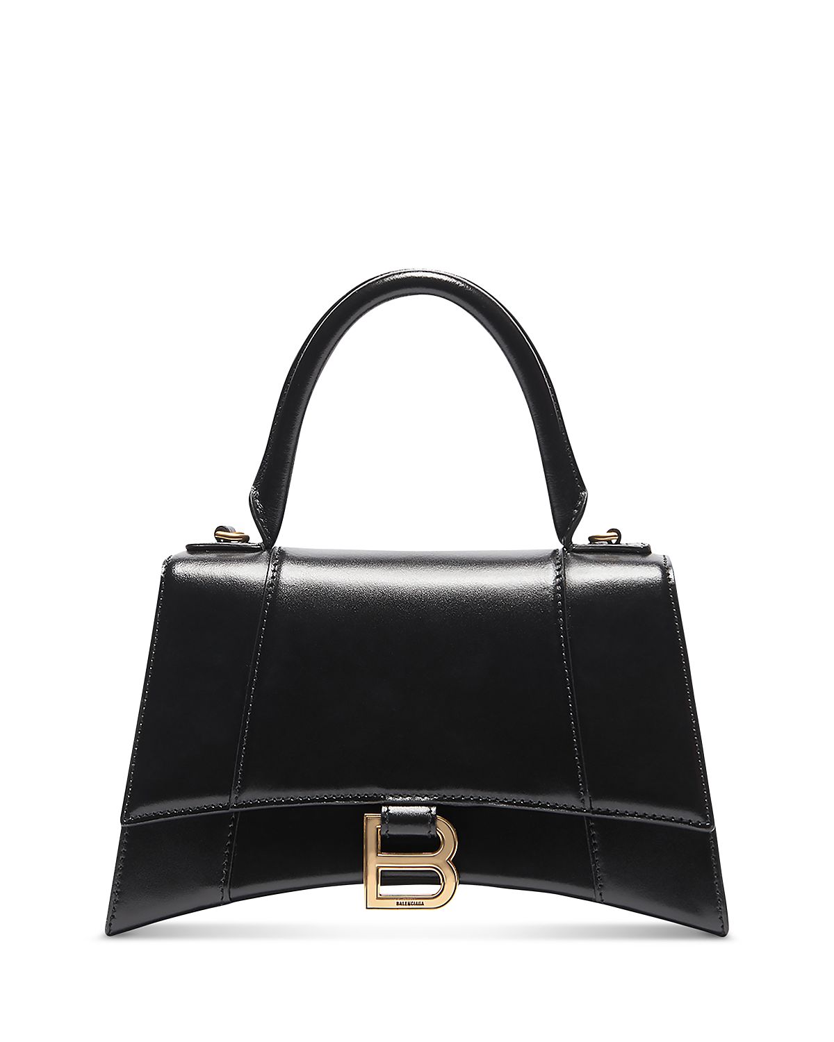 Balenciaga Hourglass Handbag Crocodile Embossed