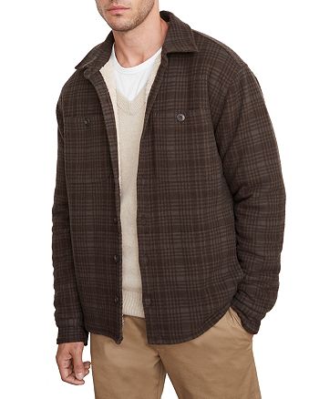 Vince - Plaid Sherpa Shirt Jacket