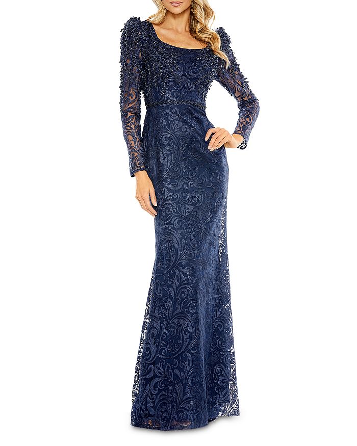 Mac Duggal Embroidered Gown | Bloomingdale's