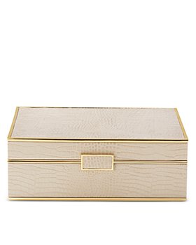 AERIN - Classic Croc Jewelry Box, Large