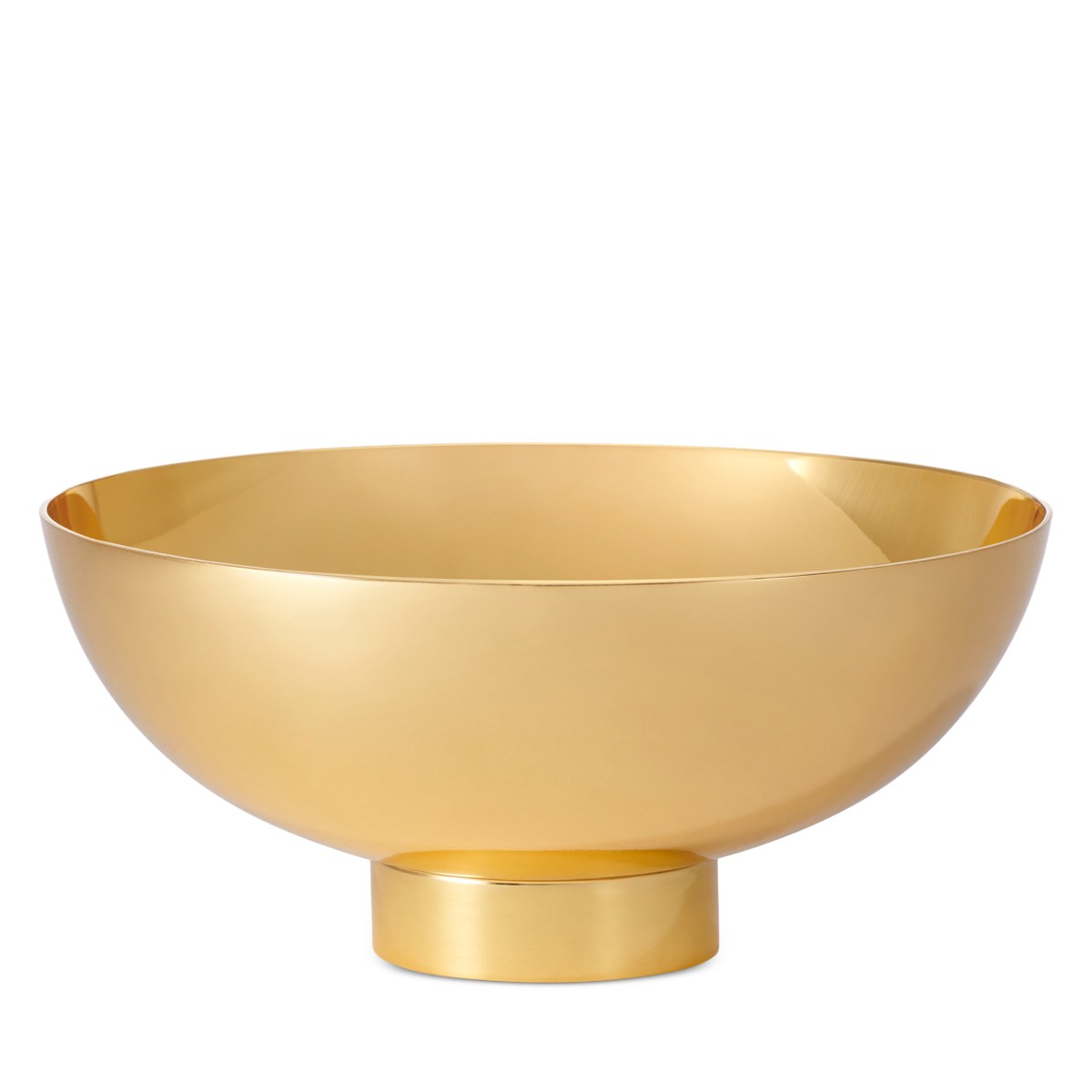 Aerin Sintra Footed Bowl, Medium in Gold