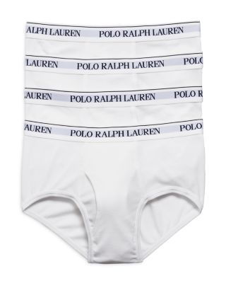 Polo Ralph Lauren - Cotton Logo Waistband Briefs, Pack of 4