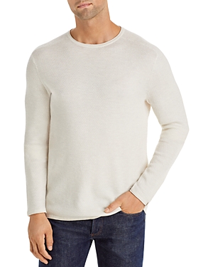 Rag & Bone Collin Honeycomb-knit Merino Wool-blend Sweater In Ivory