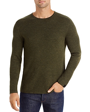 Rag & Bone Collin Wool Crewneck Sweater In Army