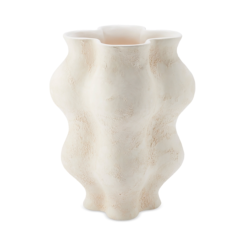 Aerin Corvo Large Vase In Parchment