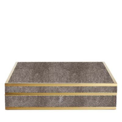 Faux Shagreen Chess Set