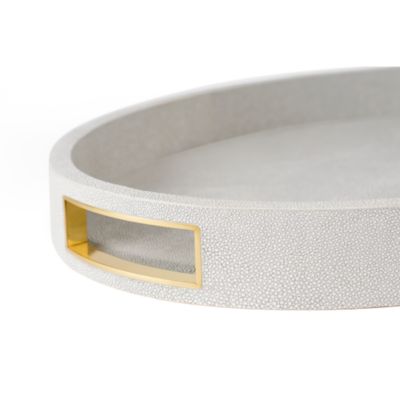 Modern Shagreen Cocktail Tray