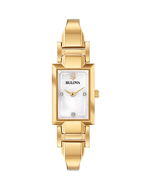 Bulova Classic Watch, 18mm In White/gold