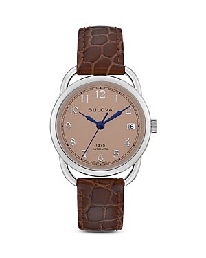 Shop Bulova Watch, 34mm In Brown