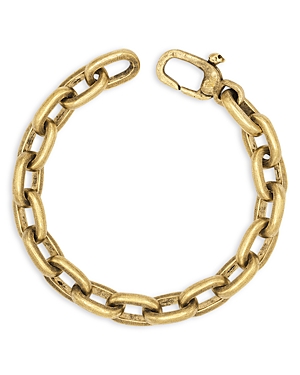 John Varvatos Men's Brass Link Chain Bracelet