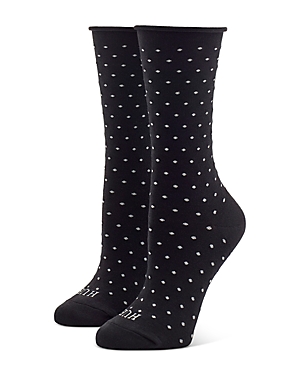 Hue Jean Socks In Black Dot