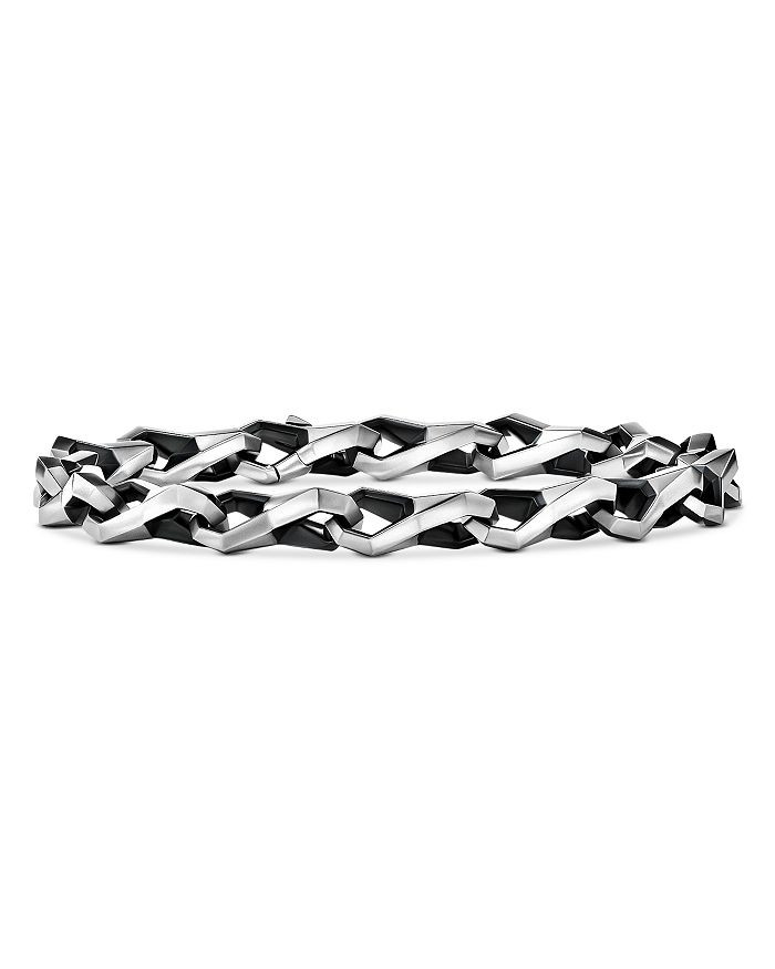 David Yurman - Men's Sterling Silver Chain Angled Link Bracelet