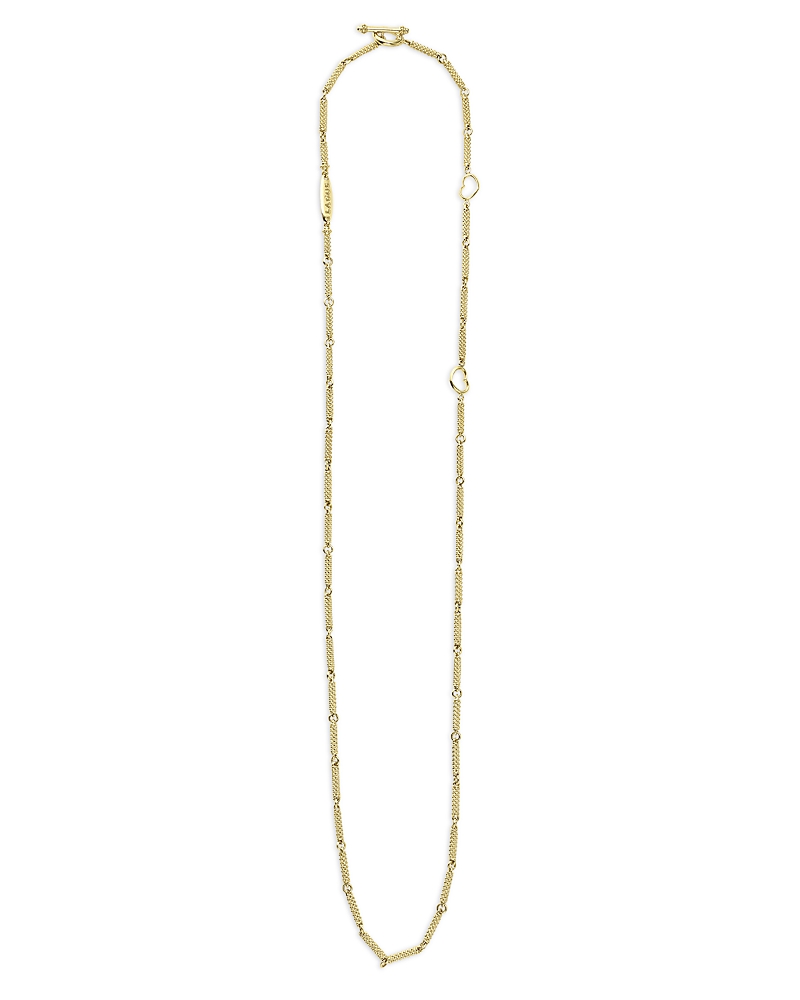 Lagos Signature Caviar Station Necklace In Gold