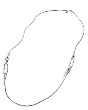 Shop John Hardy Silver Chain Classic Asli Mini Chain Sautoir Necklace, 36