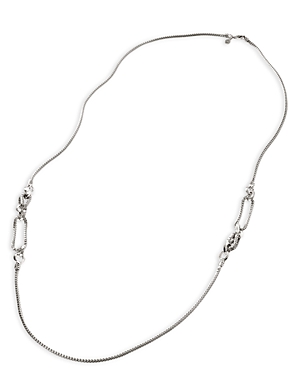 John Hardy Silver Chain Classic Asli Mini Chain Sautoir Necklace, 36 In Silver