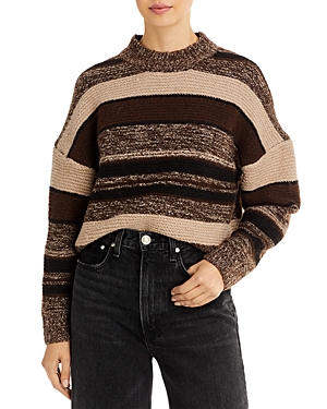 Aqua Georgia Textured Striped Sweater - 100% Exclusive