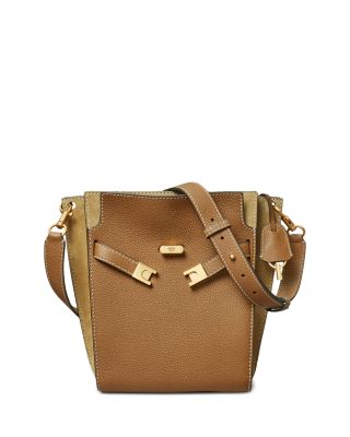 Tory Burch Lee Radziwill Pebbled Bucket Bag Bloomingdale's