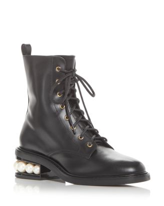 Casati Pearl Combat Boots in Perfection – Hampden Clothing