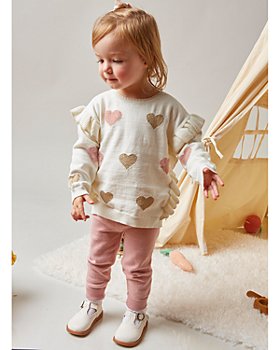 100% Exclusive Girls Ribbed Henley & Pants Set Baby Bloomingdales Clothing Outfit Sets Sets 