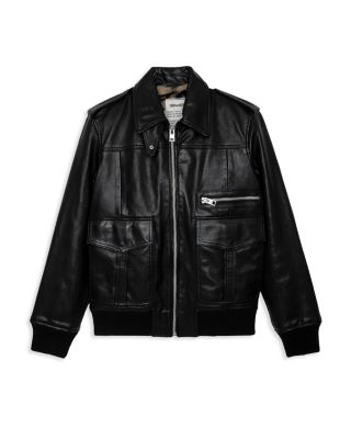 【VIP価格】VALSTAR Luke leather Jacket Zadig & Voltaire Luke Leather Jacket | Bloomingdale's