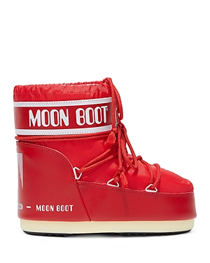 Moon Boot Icon Low Nylon Snow Boots In Red
