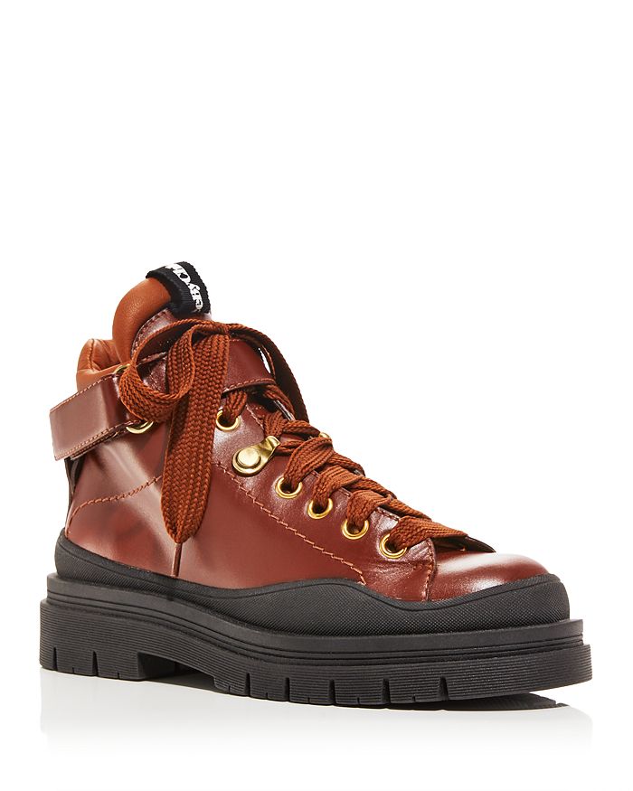 See by Chloé Women's CA/LA Jolya Lace Up Hiker Boots | Bloomingdale's