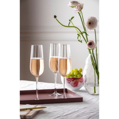Rose Garden Flute, Set of 4