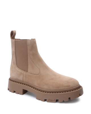 Ash Genesis Camel Chelsea Boot In Beige