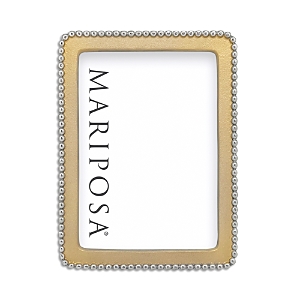 Mariposa Beaded 5 X 7 Frame In Gold