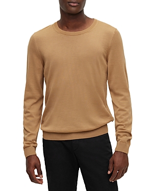 HUGO BOSS LENO-P SLIM FIT WOOL CREWNECK SWEATER