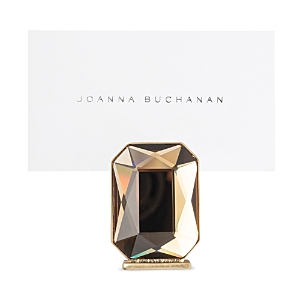 Joanna Buchanan Single Gem Placecard Holder 2-piece Set In Gold