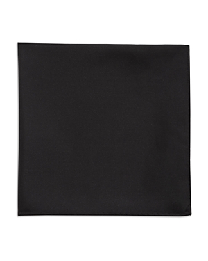 The Men's Store At Bloomingdale's Solid Silk Pocket Square - 100% Exclusive In Black