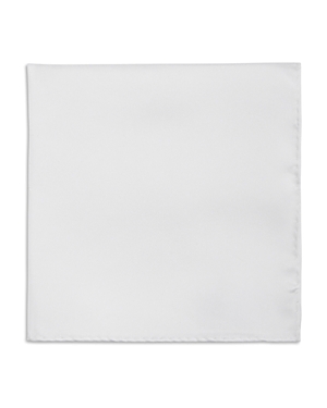 The Men's Store At Bloomingdale's Solid Silk Pocket Square - 100% Exclusive In White